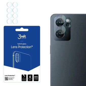 3MK Lens Protect Oppo Reno 7 5G Kameralinsebeskyttelse 4 stk