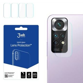 3MK Lens Protect Xiaomi Redmi Note 11 4G Kameralinsebeskyttelse 4 stk.