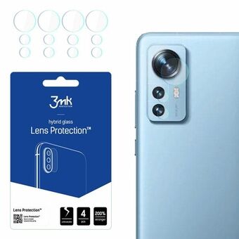 3MK Lens Protect Xiaomi 12/12X Linsebeskyttelse for kameraobjektiv 4 stk.