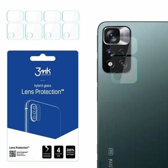 3MK Lens Protect Xiaomi Redmi Note 11 Pro + 5G Kameralinsebeskyttelse 4 stk.