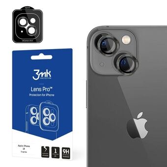 3MK Lens Protection Pro iPhone 14 6.1" grafitt / grafitt Kameralinsebeskyttelse med monteringsramme 1 stk.