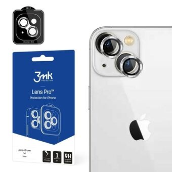 3MK Lens Protection Pro iPhone 14 Plus 6,7" sølv / sølv Kameralinsebeskyttelse med monteringsramme 1 stk.