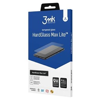 3MK HardGlass Max Lite Xiaomi Redmi 11 Prime svart / svart fullskjermsglass