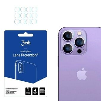 3MK Lens Protect for iPhone 14 Pro 6,1" / 14 Pro Max 6,7" Objektivbeskyttelse 4 stk.