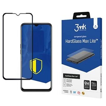 3MK HardGlass Max Lite for Realme 10 5G i svart/sort Fullscreen Glass Lite