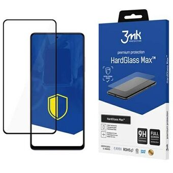 3MK HardGlass Max Xiaomi Redmi Note 12 pro/ 12 pro+/ 12E / POCO X5 Pro svart/sort fullscreen glass.
