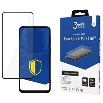 3Mk HardGlass Max Lite Motorola Moto G53 svart, FullScreen Glass Lite