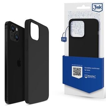 3MK silikondeksel iPhone 14 Plus / 15 Plus 6.7" svart/svart