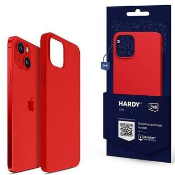 3MK Hardy-etui for iPhone 14 6,1" i fargen rød MagSafe