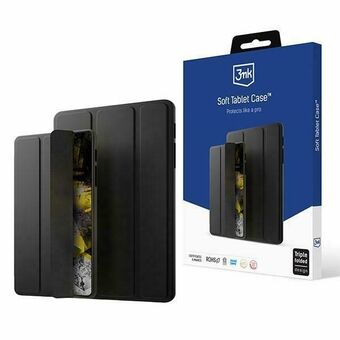 3MK myk nettbretteske for Sam Tab S9 FE+ i svart