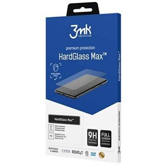 3MK HardGlass Max Sam S24 S921 svart, Fullscreen Glass