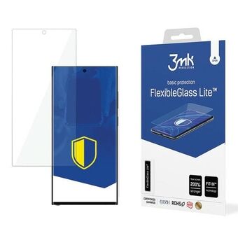 3MK FlexibleGlass Lite til Sam S24 Ultra S928 er et hybridglass.