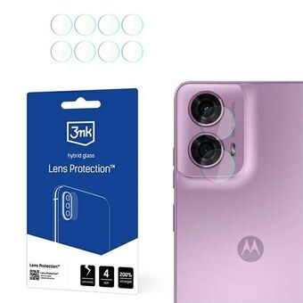 3MK Linsebeskyttelse for Motorola Moto G24 - Beskyttelse for kameraobjektivet, 4 stykker.
