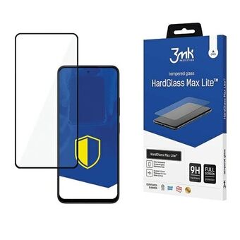 3MK HardGlass Max Lite for Poco M6 5G, svart/sort Fullscreen Glass Lite