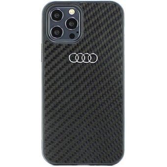 Audi Carbon Fiber iPhone 12/12 Pro 6.1" svart/svart hardcase AU-TPUPCIP12P-R8/D2-BK