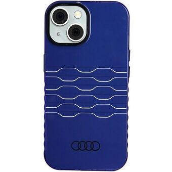 Audi IML MagSafe Etui iPhone 15 / 14 / 13 6.1" i blått / navy blått hardcase AU-IMLMIP15-A6 / D3-BE