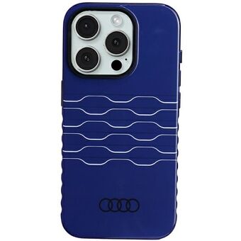 Audi IML MagSafe-etui til iPhone 15 Pro 6.1" blå/marinblå hardcase AU-IMLMIP15P-A6/D3-BE