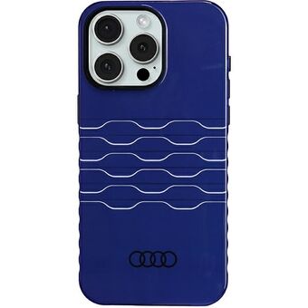 Audi IML MagSafe-etui til iPhone 15 Pro Max 6,7" i blå/navy blått, hardt etui AU-IMLMIP15PM-A6/D3-BE