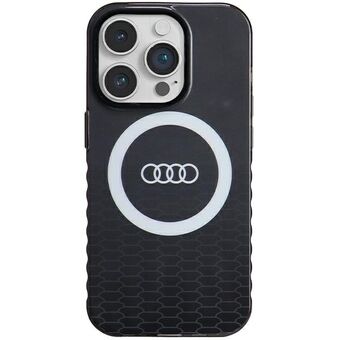 Audi IML-stor logo MagSafe-ettui for iPhone 14 Pro 6.1" svart hardcase AU-IMLMIP14P-Q5/D2-BK