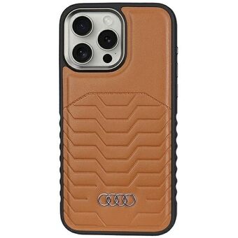 Audi kunstlær MagSafe iPhone 14 Pro 6.1" brun hardcase AU-TPUPCMIP14P-GT/D3-BN