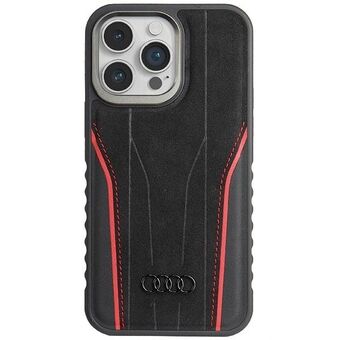Audi Ekte Skinn MagSafe iPhone 14 Pro Max 6,7" czarno-czerwony/sort-rød hardcase AU-TPUPCMIP14PM-R8/D3-RD
