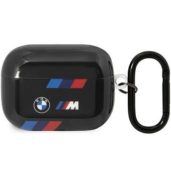 BMW BMAP222SOTK AirPods Pro 2 (2022/2023) deksel czarny/svart Tricolor Stripes