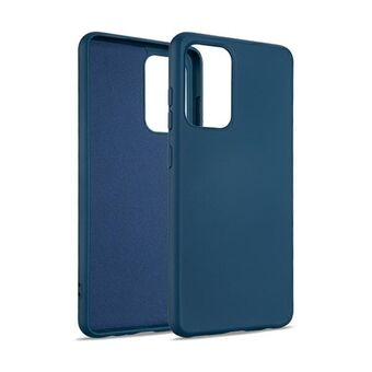 Beline etuiet i silikon for iPhone 12 mini 5,4" er blått.
