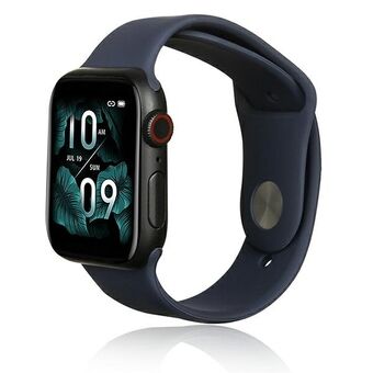 Beline Apple Watch Silikonrem 42/44/45/49 mm blå/blå