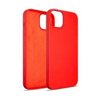 Beline Deksel i silikon for iPhone 15 Plus 6,7" rød