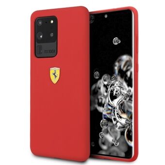 Ferrari Hardcase FESSIHCS69RE S20 Ultra G988 rød / rød silikon