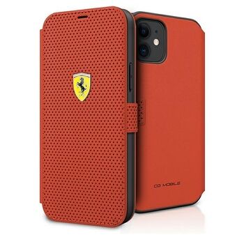 Ferrari iPhone 12 Mini Red Book On Track Perforert