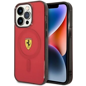 Ferrari FEHMP14LUKR iPhone 14 Pro 6.1" rød/rød hardcase Translucent Magsafe