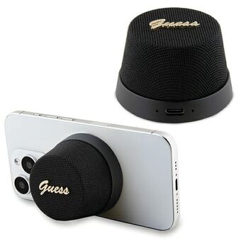 Gjett Bluetooth-høyttaler GUWSC3ALSMK Speaker Stand svart Det magnetiske skriptet av metall