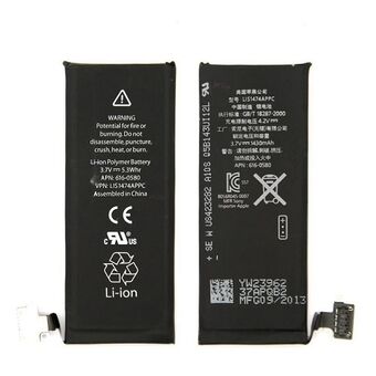 Batteri for iPHONE 4S (APN: 616-0580) bulk 1430mAh