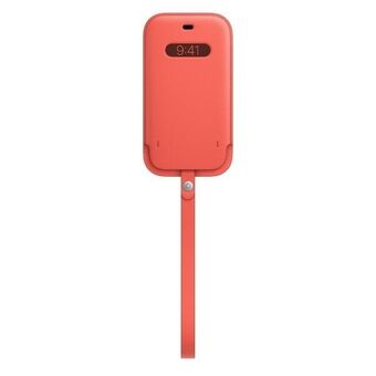 Apple MHYA3ZM / A iPhone 12/12 Pro MagSafe rosa / rosa lærveske