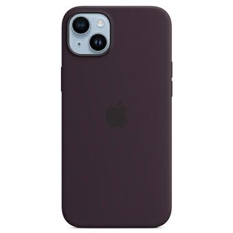 Deksel Apple MPT93ZM/A iPhone 14 Plus 6,7" MagSafe svart lilla/hyllebær silikondeksel