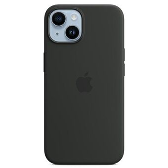 Apple MPT33ZM/A iPhone 14 Plus 6,7" MagSafe svart/midnight silikondeksel