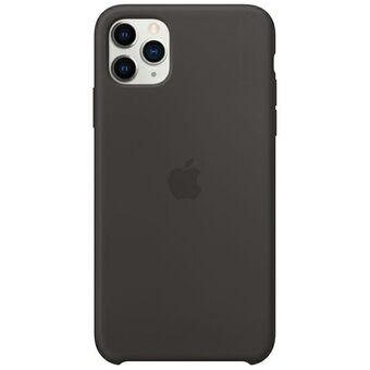 Deksel Apple MX002ZE/A iPhone 11 Pro Max svart/svart Kryt Pro silikondeksel