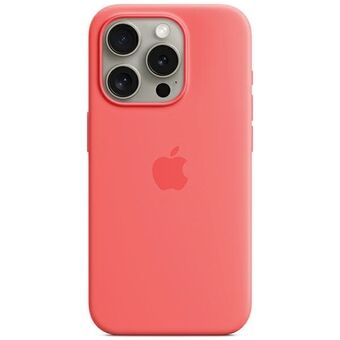 Etui Apple MT1V3ZM/A iPhone 15 Pro Max 6.7" MagSafe rosa/guava Silicone Case