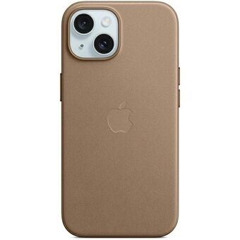 Etui Apple MT3C3ZM/A iPhone 15 / 14 / 13 6.1" MagSafe lysebrun/taupe FineWoven Case