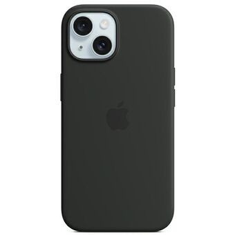 Etui Apple MT103ZM/A for iPhone 15 Plus / 14 Plus 6,7 tommer MagSafe svart/silikon-omslag