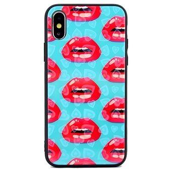 Hearts Glascover iPhone X / iPhone XS Design 3 (Lepper)