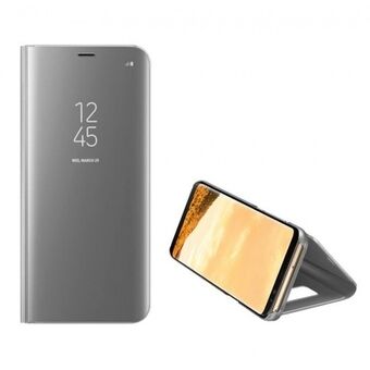 Clear View Samsung S21 veske sølv/sølv