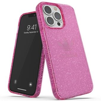 Adidas OR Protective iPhone 13 Pro / iPhone 13 Clear Case Glitter Rosa 