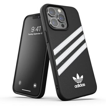 Adidas ELLER Formstøbt etui PU iPhone 13 Pro / 13 6,1" sort hvid / sort hvid 47114