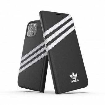 Adidas ELLER Booklet Case PU iPhone 12 Pro Max 6,7" svart-hvit/svart-hvit 42246
