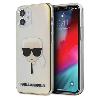 Karl Lagerfeld iPhone 12 Mini Flerfarget Hardcase Iriserende Karls Hode