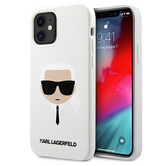 Karl Lagerfeld KLHCP12SSLKHWH iPhone 12 mini 5,4" hvit/white hardcase silikon Karl`s Head