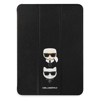 Karl Lagerfeld KLFC11OKCK iPad 11" Pro 2021 Bokomslag svart / svart Saffiano Karl & Choupette