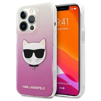 Karl Lagerfeld KLHCP13LCTRP iPhone 13 Pro / 13 6.1" hardcase rosa / rosa Choupette Head